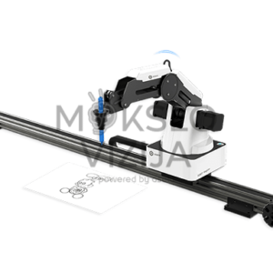 Linijinio bėgio komplektas skirtas robotinei rankai
