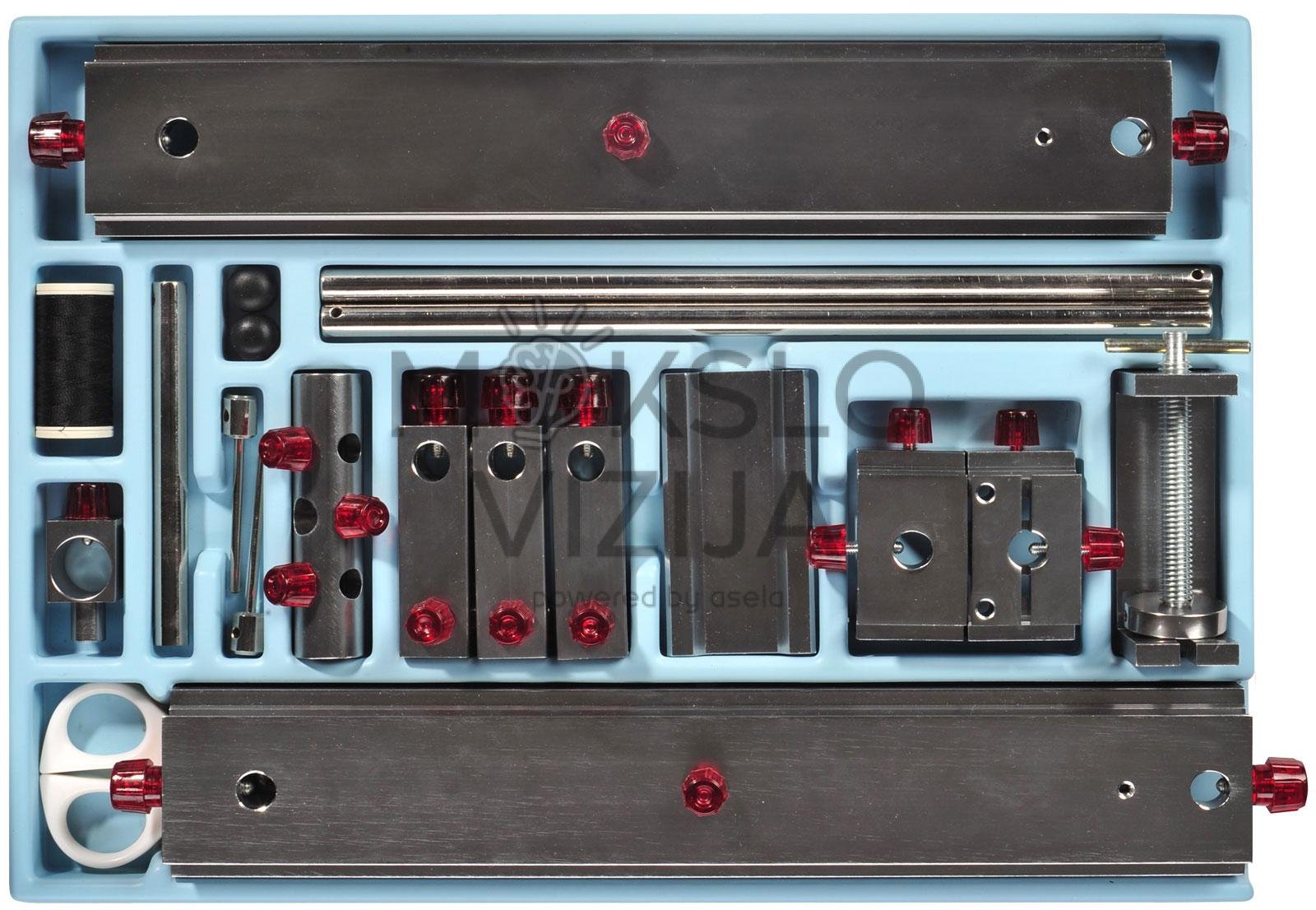 Bėgių stendo reikmenys