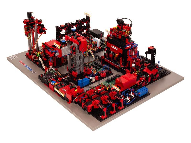 Mokymo pramonės gamykla 4.0 24V su PLC prijungimo plokšte