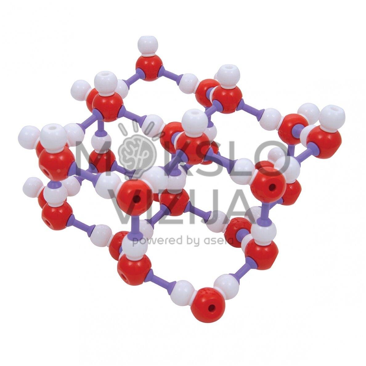 Ledo molekulinė struktūra