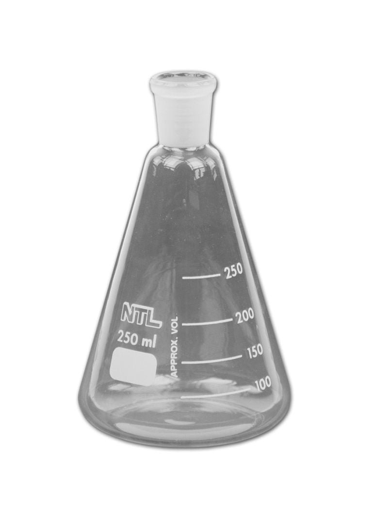 Erlenmejerio kolba, 250 ml, NS19