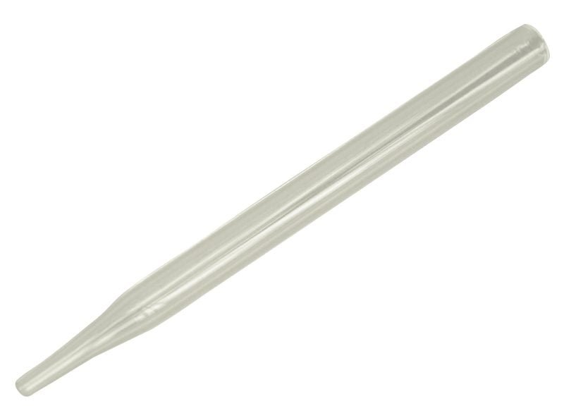 Stiklinis vamzdis, tiesus, 110 mm, su antgaliu