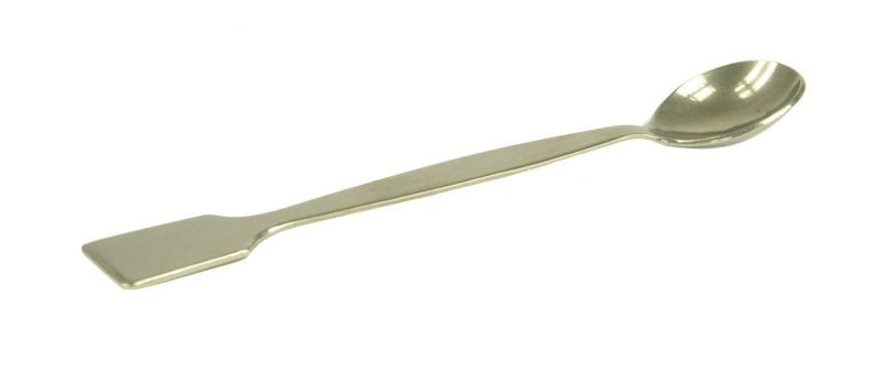 Mentelės šaukštas, plieninis, 150x18 mm