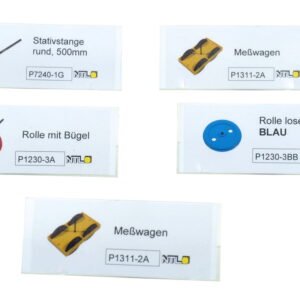 Etiketės su laikikliu laikymo padėklams, 30x75 mm, 100 vnt.
