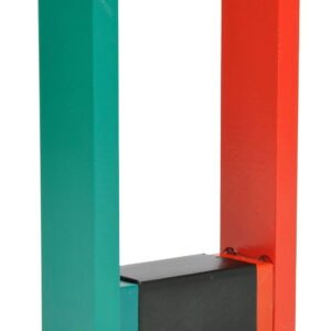 U-magnetas, didelis, 130x90x30 mm, su laikikliu