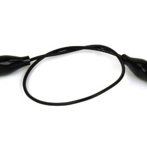 Laboratorijos kabelis, juodas