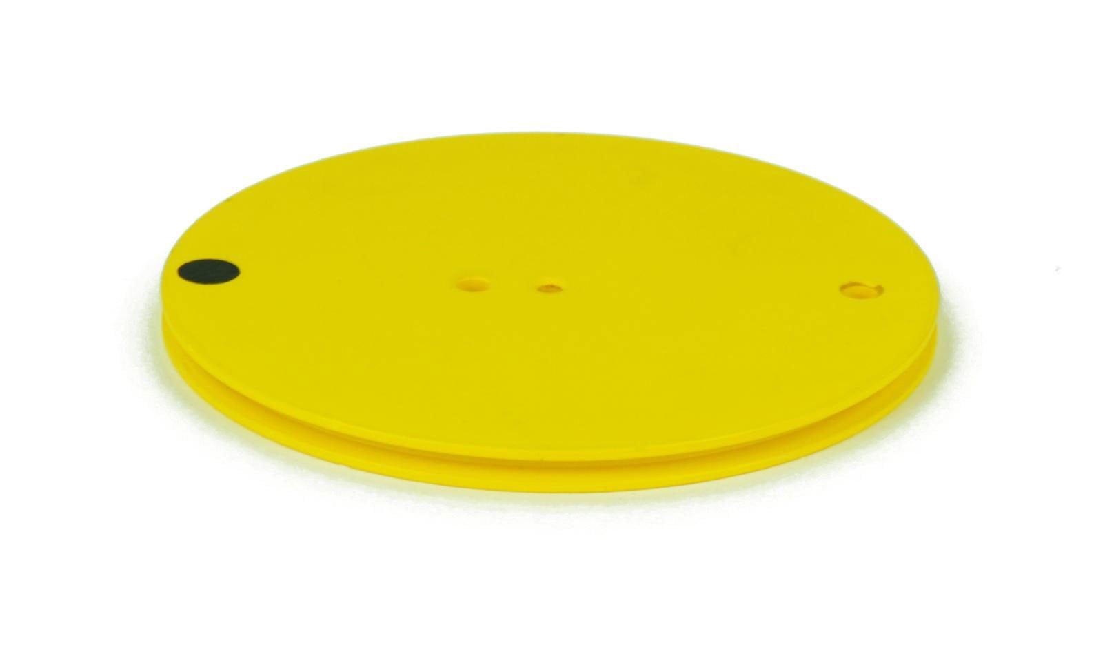 Diržo skriemulys dia. 100 mm, geltonas