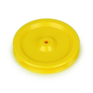 Skriemulys, plastikinis, geltonas, D=50 mm