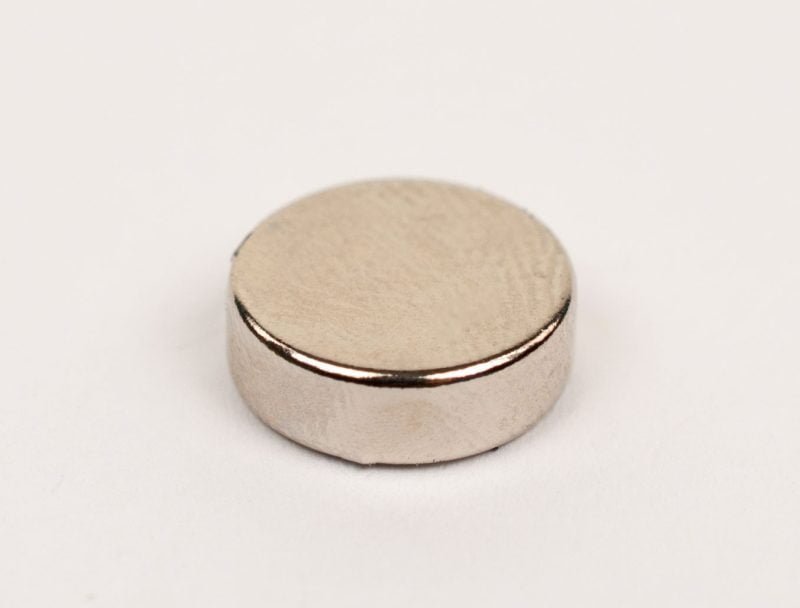 Magnetas "neo", D=12 mm, A=4 mm, nikeliuotas