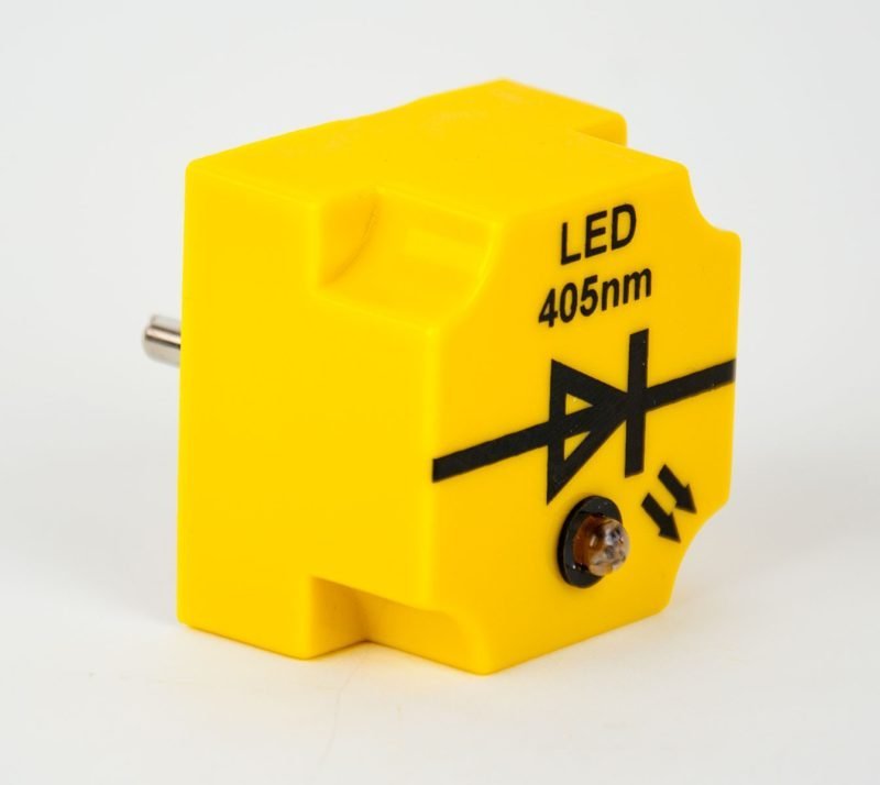 PIB LED, bangos ilgis 405 nm