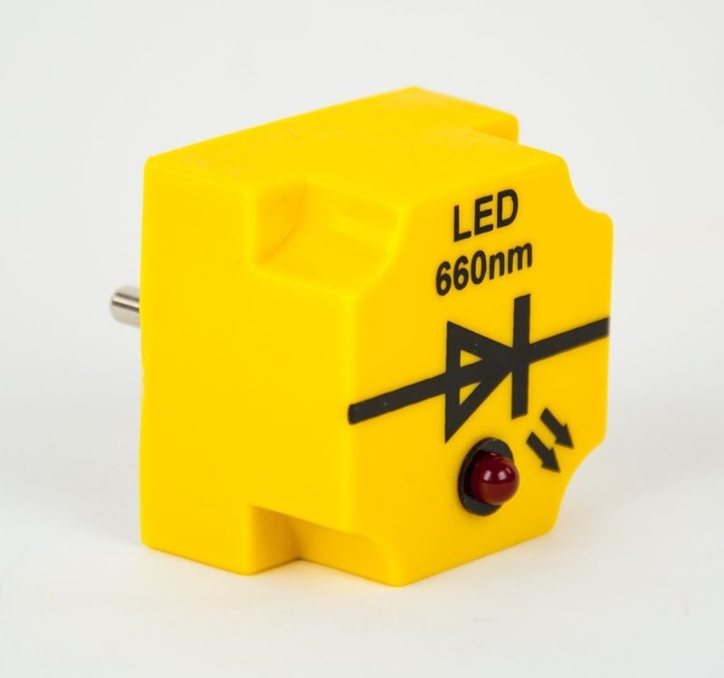 PIB LED, bangos ilgis 660 nm
