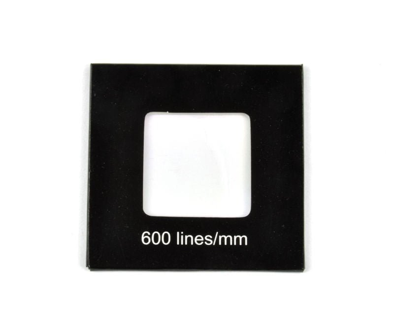 Difrakcinė gardelė, 600 eilučių/mm