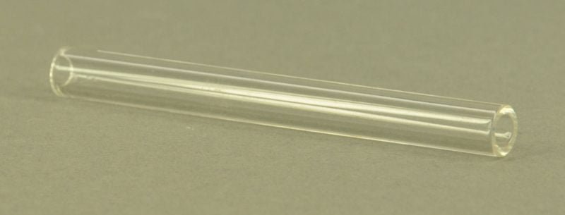 Stiklinis vamzdis tiesus, L=80 mm