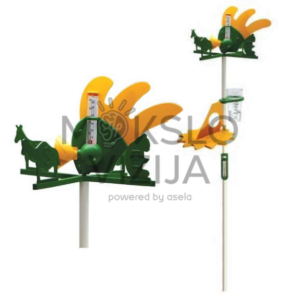 Vaikams skirta meteorologinė stotelė, lauko