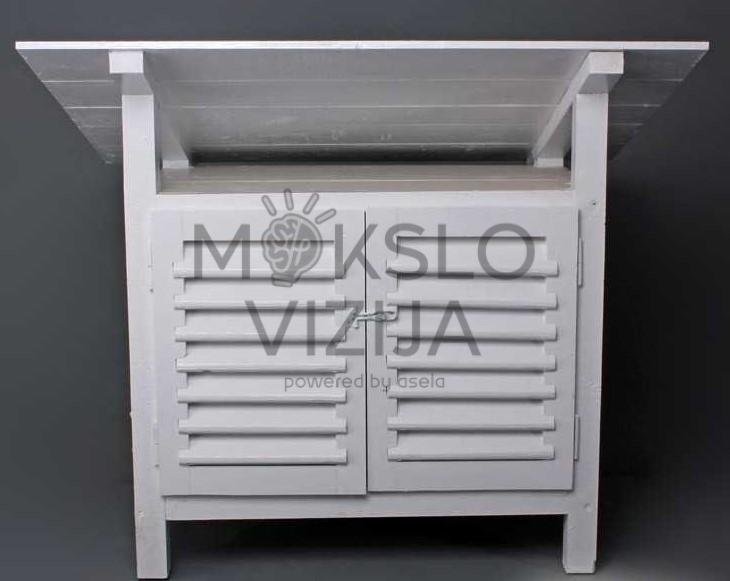 Didaktinė medinė meteorologinė stotelė, namo tipo - Image 2