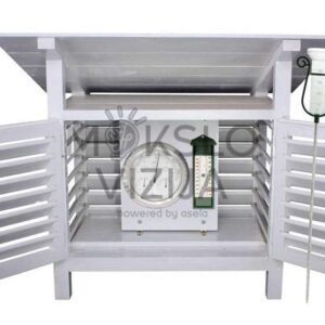 Didaktinė medinė meteorologinė stotelė, namo tipo