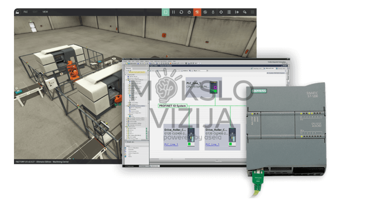 Gamykla I/O. Pramonės automatizavimo mokymo įranga. - Image 2
