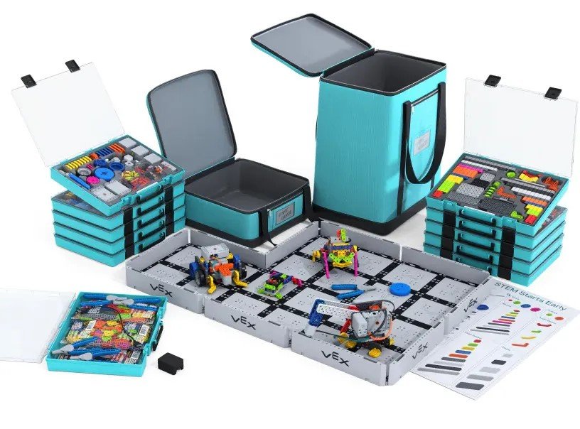 VEX GO robotikos rinkinys mokykloms mokinių programavimo ir konstravimo mokymui