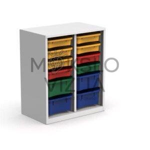 Plieninė spintelė  700x435x850 mm .