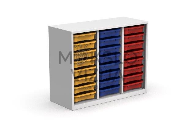 Plieninė spintelė 1040x435x850 mm.