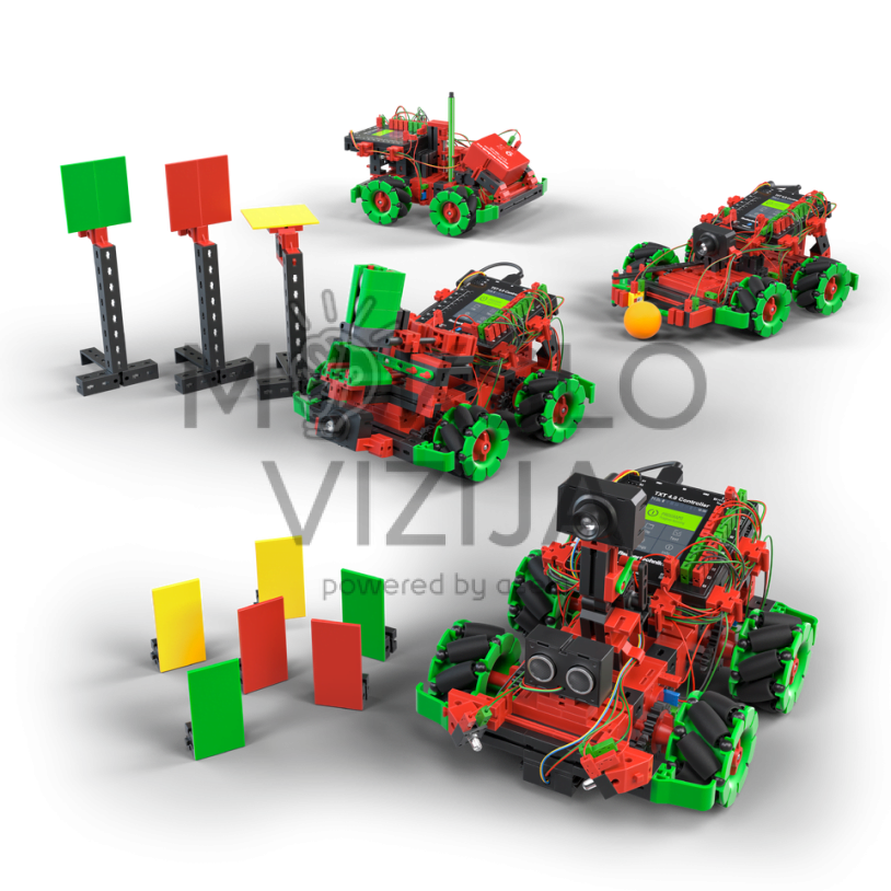 Robotikos TXT 4.0 bazinis rinkinys su priedais - Image 5