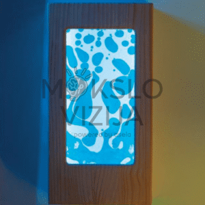 Sensorinio skysčio LED šviesos dėžutė