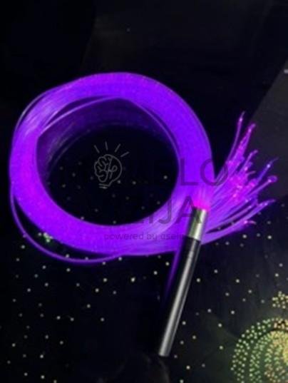 Akumuliatoriumi maitinamas šviesolaidžio pluošto rinkinių rinkinys