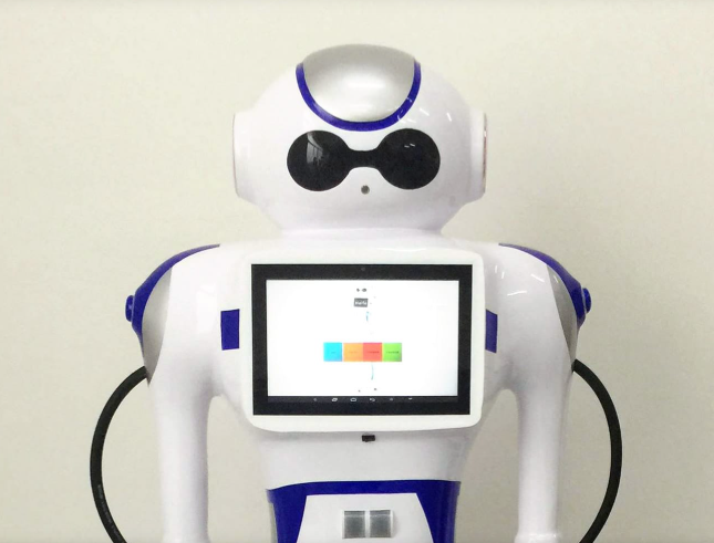 DEAN išmanus paslaugų robotas su integruotu ekranu