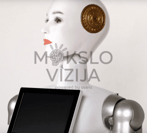 Maxine – autonominis humanoidinis robotas su personalizuotu bendravimu ir rankos paspaudimu
