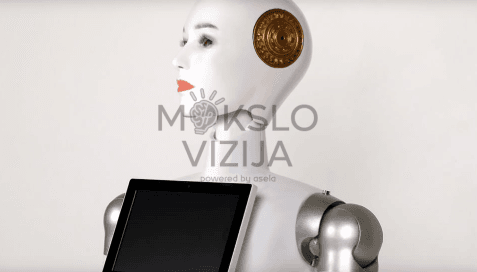 Maxine – autonominis humanoidinis robotas su personalizuotu bendravimu ir rankos paspaudimu