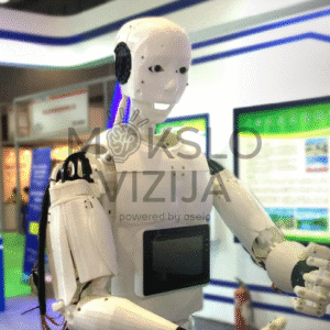 Shaq – interaktyvus, žmogiškus judesius atkuriantis humanoidinis robotas