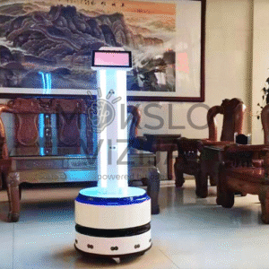 Kit – pažangus UV ir ozono dezinfekcinis robotas su balsu ir veido atpažinimu