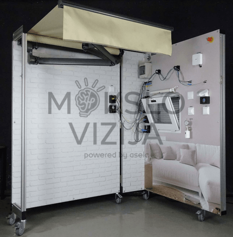 Skaitmeninės statybos technologijos – mokymo vežimėlis apie atspindžius ir saugumą