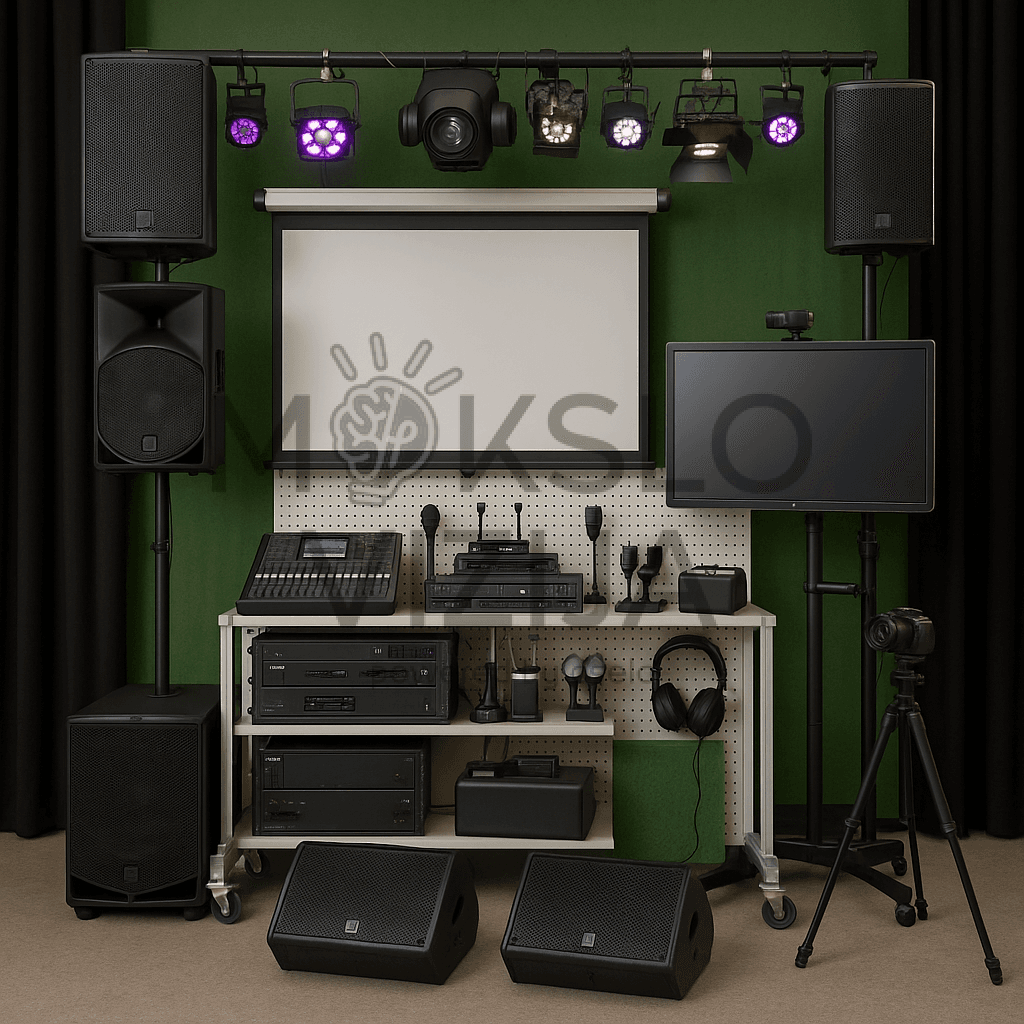 Mobili garso įrangos sistema – profesionalus mokymo stendas