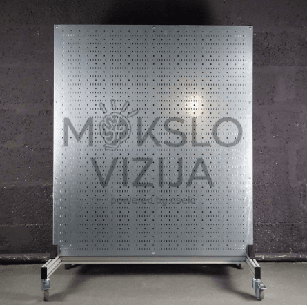 Perforuoto lakšto bandymas ir surinkimo vežimėlis 1500