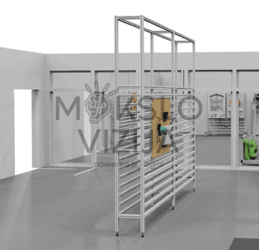 Universalus bandymo ir surinkimo stendas