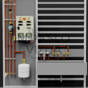 Kombinuota sieninė darbo vieta elektrinėms šildymo priemonėms