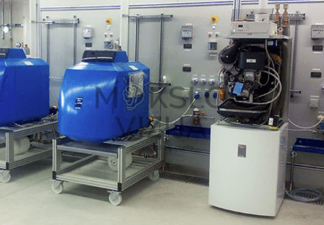 Sieninių ir grindų įrenginių alyvos įrangos bandymo stendas