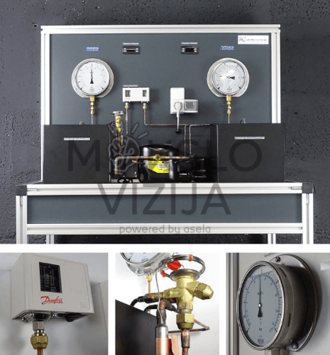 Demo sistema šilumos siurblys, vanduo-vanduo