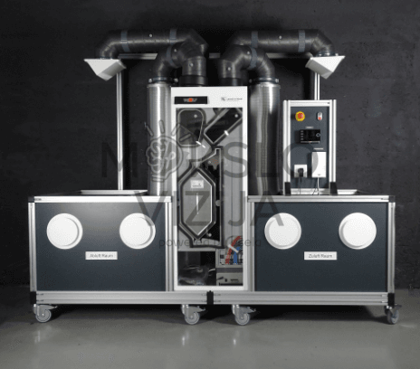 Mokymo stendas kontroliuojamai gyvenamųjų patalpų ventiliacijai su namų įranga