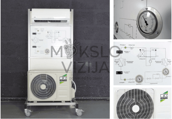 Oro kondicionavimo įrenginio mokymo stendas