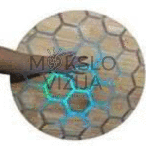 Interaktyvi medinė sieninė apšvietimo plokštė