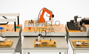 Įrangos sistema, skirta pramonės 4.0 „išmaniosios gamyklos“ tyrimui, papildyta DI