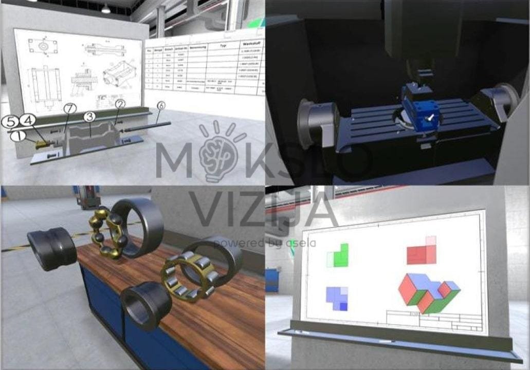 VR Licenzija keturiems pasirenkamiems mokymo moduliams. Pneumatika; Techniniai brėžiniai; Guolių technologijos. - Image 2