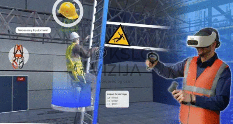 VR darbo aukštyje simuliatorius. Pramonės revoliucija 4.0 - Image 3
