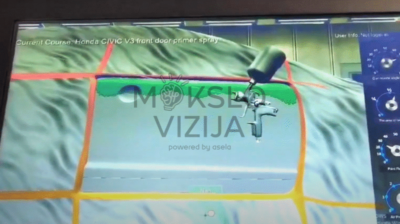 VR purškiamo dažymo simuliatorius. Pramonės revoliucija 4.0 - Image 2