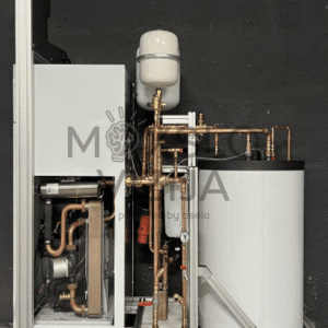 Mokomasis stendas su šilumos siurbliu, vanduo-vanduo