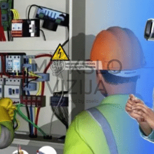 Optinio pluošto klojimo saugos VR simuliatoriaus modulis