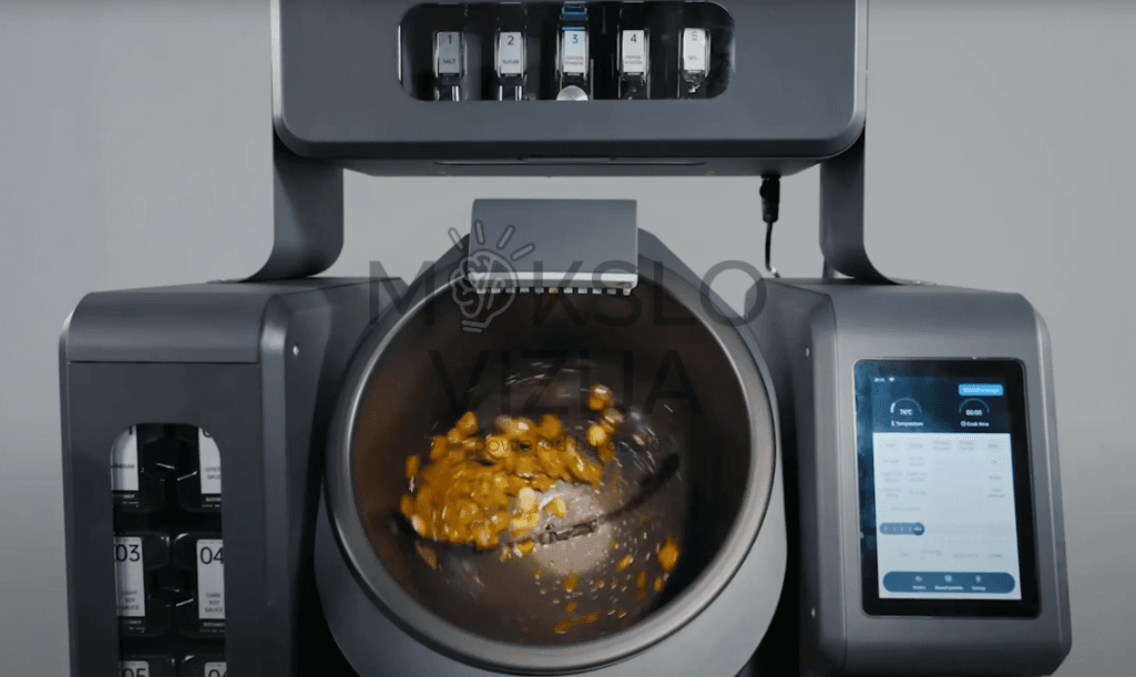 DI pagrįstas profesionalus automatizuoto maisto gamybos robotas