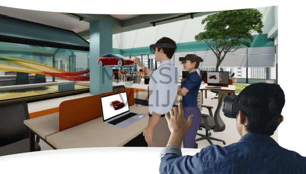 VR programinė įranga skirta išsimėginti įvairias profesijas